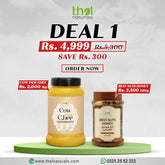 Cow Desi Ghee 1KG + Best Nuts Honey 500G (Save Rs.300)